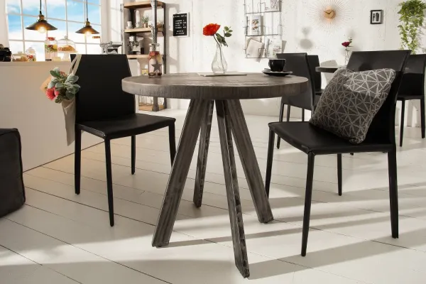 Jídelní stůl THOR 80 cm Dekorhome Prírodné drevo