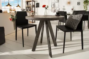 Jídelní stůl THOR 80 cm Dekorhome Prírodné drevo