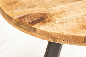 Jídelní stůl THOR 80 cm Dekorhome Prírodné drevo