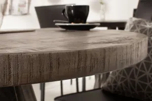 Jídelní stůl THOR 80 cm Dekorhome Prírodné drevo