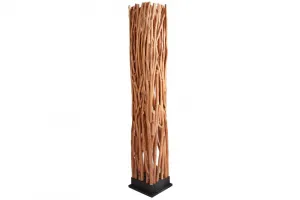 LuxD 24892 Štýlová stojanová lampa Artist 175 cm longan Stojanové svietidlo
