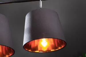 Závesná lampa LANSING Dekorhome Biela / hnedá
