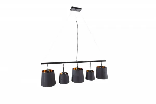 Závesná lampa LANSING Dekorhome Biela / hnedá