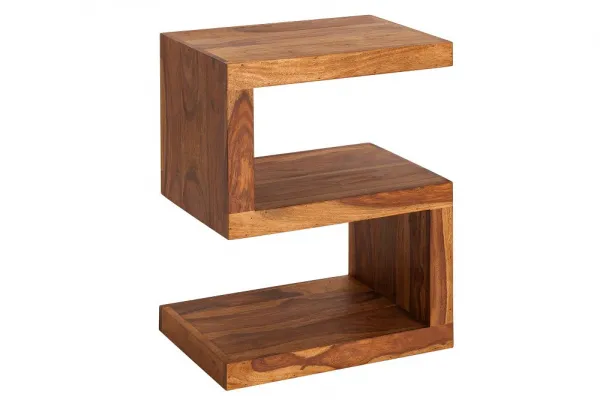 LuxD Dizajnový odkladací stolík Ari, 60 cm, sheesham