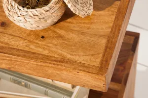 LuxD Dizajnový odkladací stolík Ari, 60 cm, sheesham