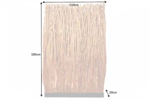 LuxD 24283 Dizajnová stojanová lampa Melvin 180 cm longan Stojanové svietidlo