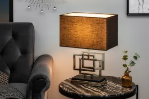Stolová lampa PERSEFONE Dekorhome Strieborná
