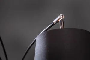 Stojací lampa LANSING Dekorhome Biela / sivá