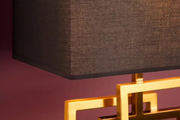 Stolová lampa PERSEFONE Dekorhome Strieborná