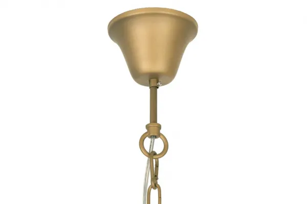 LuxD 21143 Dizajnové závesné svietidlo Abram, 50 cm, zlaté závesné svietidlo