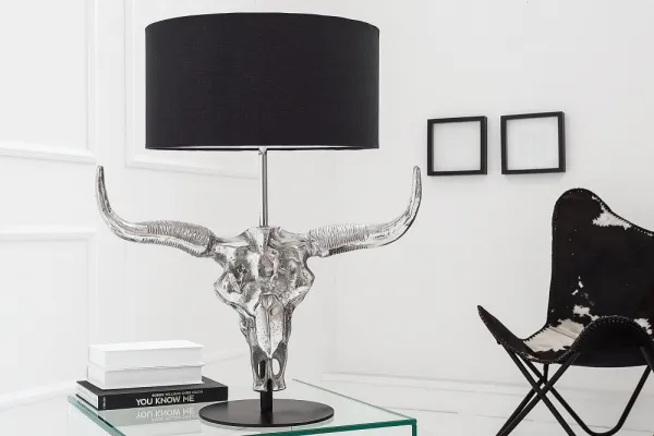 LuxD 20071 Stolná lampa Randal 68 cm / čierna