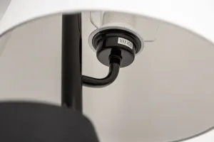 LuxD 21398 Stojanová lampa Shadow, 163 cm, čierna Stojanové svietidlo
