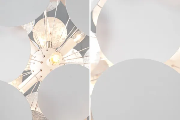 Závesná lampa MALABO Dekorhome Zlatá