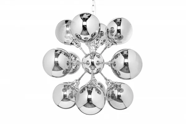 LuxD 21148 Dizajnové závesné svietidlo Lilyana, 72 cm, strieborné závesné svietidlo