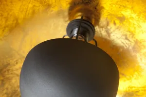 LuxD 17825 Lampa Atelier čierno-strieborná závesné svietidlo