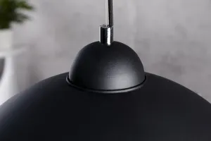 LuxD 17825 Lampa Atelier čierno-strieborná závesné svietidlo