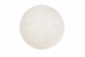 Závesná lampa FUNAFUTI 45 cm Dekorhome Biela