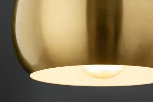 LuxD 21372 Dizajnová závesná lampa Giovani 3 zlatá závesné svietidlo