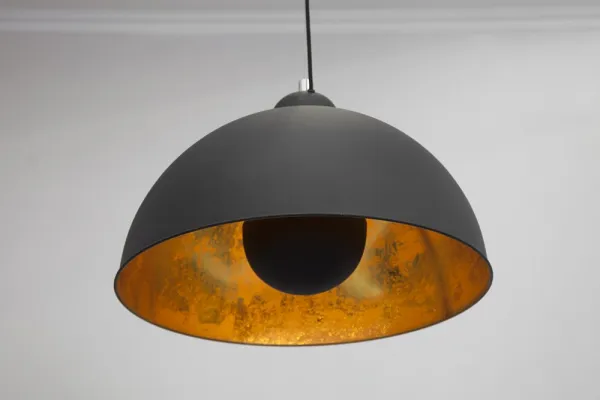 LuxD 17825 Lampa Atelier čierno-strieborná závesné svietidlo