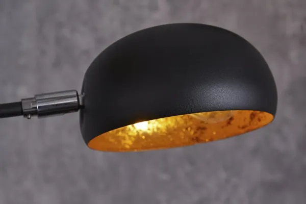 Stojací lampa QUITO Dekorhome Chróm