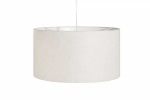 LuxD Dizajnové závesné svetlo Nash, 50 cm, prírodné