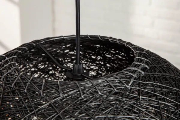 Závesná lampa FUNAFUTI 45 cm Dekorhome Biela