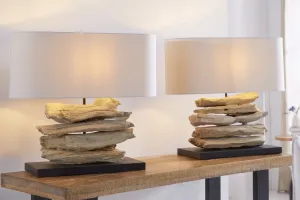 Stolová lampa BANJUL Dekorhome Čierna