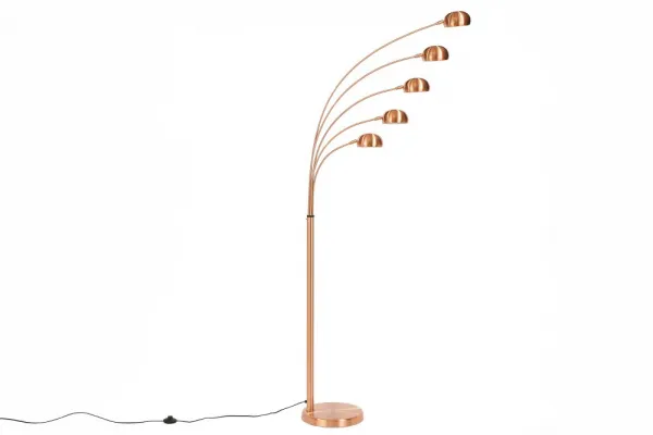Stojací lampa QUITO Dekorhome Chróm