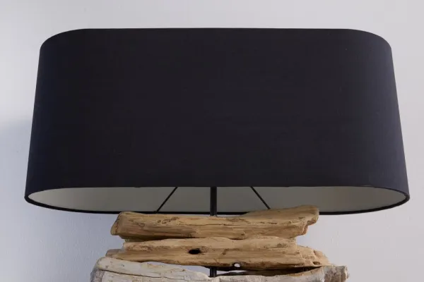 Stolová lampa BANJUL Dekorhome Čierna