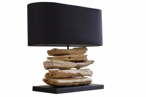 Stolová lampa BANJUL Dekorhome Čierna