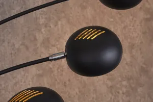 Stojací lampa QUITO Dekorhome Chróm