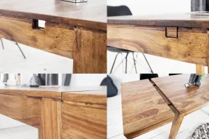 Rozkladací jedálenský stôl LAMIA Dekorhome 120-200x80x75 cm