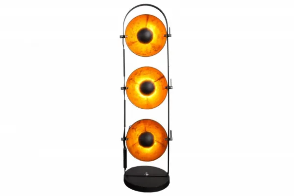 LuxD 17105 Stojanová lampa STAGE čierna Stojanové svietidlo