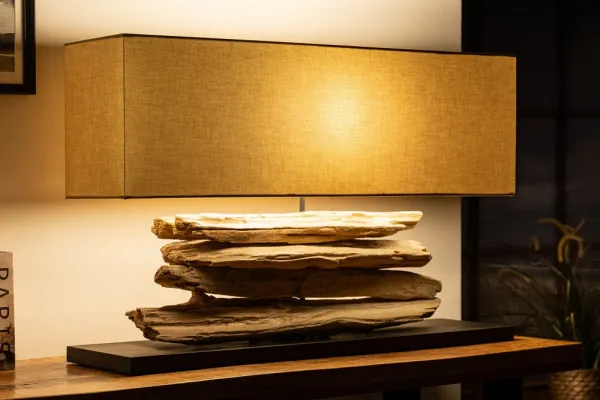 Stolová lampa BANJUL Dekorhome Čierna