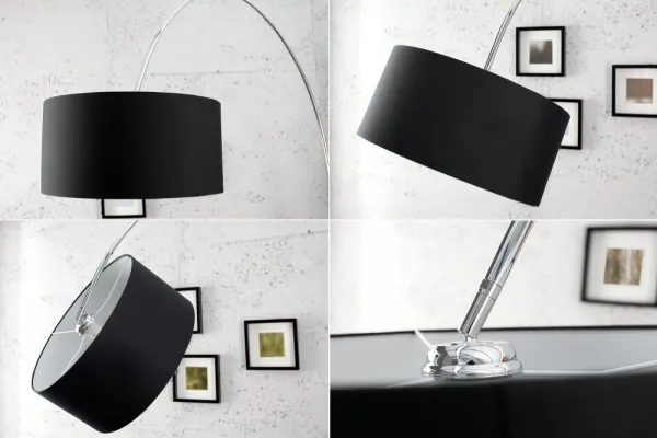 Stojací lampa THIMBU Dekorhome Biela