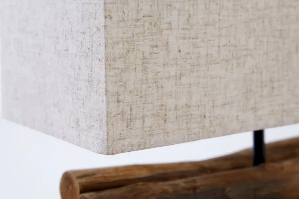 Stolová lampa BAMAKO Dekorhome Hnedá