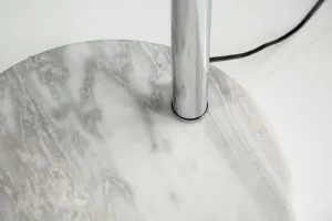 Stojací lampa THIMBU Dekorhome Biela