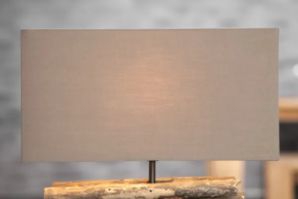Stolová lampa BAMAKO Dekorhome Hnedá