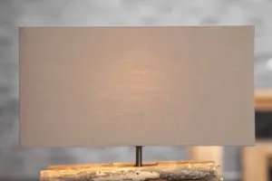 Stolová lampa BAMAKO Dekorhome Hnedá