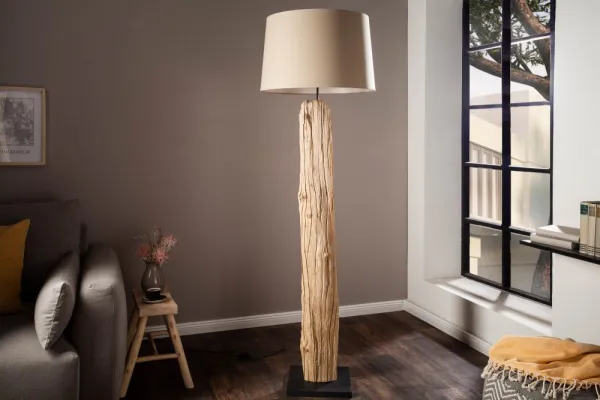 Stojacia lampa ROMA Dekorhome Čierna