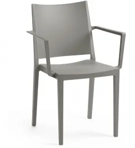 ArtRoja Záhradná stolička MOSK ARMCHAIR Farba: Sivá