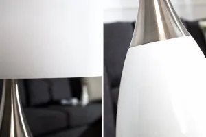 LuxD 18131 Stolná lampa Aaria 60 cm biela