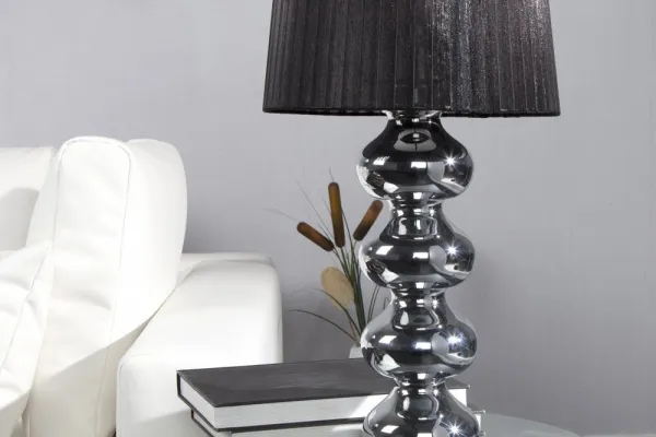 LuxD 17147 Stolná lampa Milly čierna