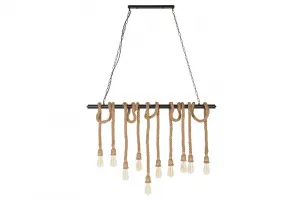LuxD 21276 Dizajnová závesná lampa Nikolas II, 120 cm závesné svietidlo
