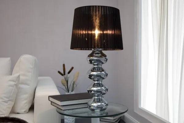 LuxD 17147 Stolná lampa Milly čierna