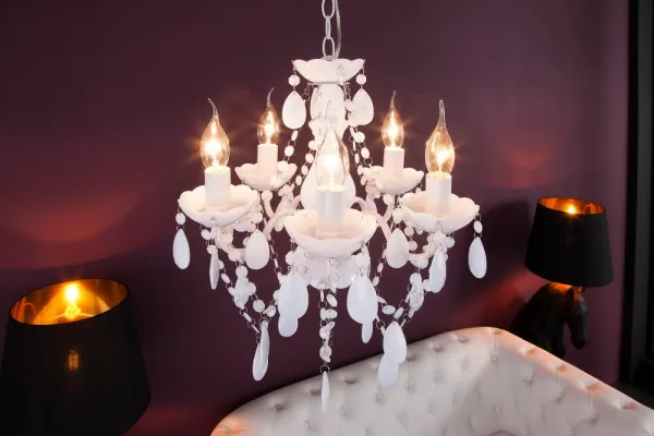Závesná lampa SEATTLE luster Dekorhome Zlatá