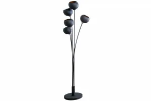 LuxD 18117 Stojanová lampa 5 Sigma 170cm zlatá Stojanové svietidlo