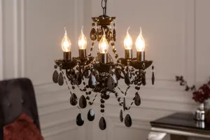 Závesná lampa SEATTLE luster Dekorhome Zlatá