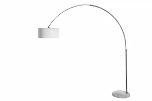 Stojací lampa JEREVAN Dekorhome Biela