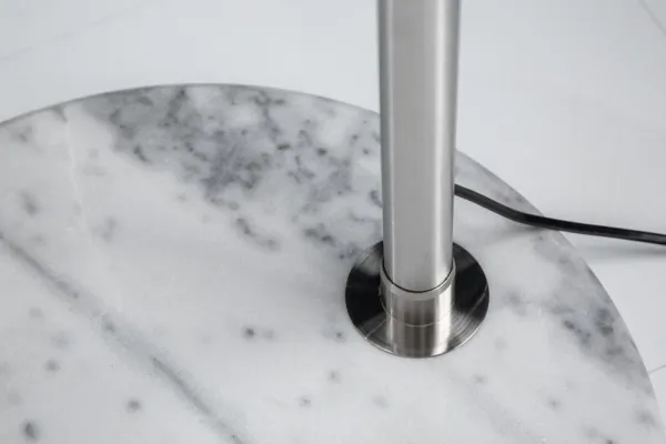 Stojací lampa JEREVAN Dekorhome Biela